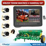 Mibzer Havalı Tohum Makinesi 4 Kameralı 7 inç Monitörlü Araç Seti
