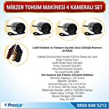 Mibzer Havalı Tohum Makinesi 4 Kameralı 7 inç Monitörlü Araç Seti
