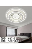 967-2 PLAFONYER LED AVİZE 3 Renk Işık Modlu (Beyaz / Sarı / Gün Işığı)