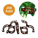 HAS SERA İPİ VE BİTKİ KLİPSİ FİDE BAĞLAMA İPİ 250 ADET HER BİTKİYLE UYUMLU BİTKİ KLİPSİ