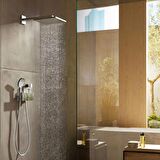 Hansgrohe Raindance E Tepe Duşu 300 1 Jet, Duş Dirseği İle, Krom 26238000
