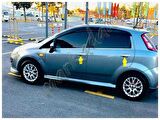 DB Chrome Fiat Grande Punto Kapı Kolu Nikelajı 2005 Sonrası 4 Kapı 8 Parça P.Çelik