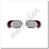 DB Chrome Fiat Fiorino Sinyal Çerçevesi 2008 Sonrası 2 Prç. Abs Krom