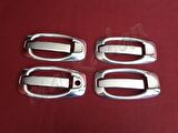 DB Chrome Fiat Fiorino Kapı Kolu Nikelajı 2008 Sonrası 4 Kapı 8 Parça P.Çelik