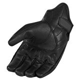 Motosiklet eldiveni %100 gerçek deri siyah touch özellik unisex korumalı motor eldiveni NX-7