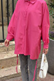 Oversize Gömlek Pembe