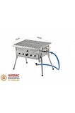 Gürsaç Tüplü Lav Taşlı 35*45cm Mangal Seti