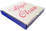 Pizza Kutusu 26x26x4cm 50 Adet
