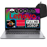 Lenovo Ideapad 1 14ALC7 Amd Ryzen 5 5625U 40GB 2tb SSD 14" Freedos Taşınabilir Bilgisayar 82R30096TXF15 + Zetta Çanta