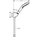 Hansgrohe Vernis Blend Vario Porter Duş Seti 1.6 m