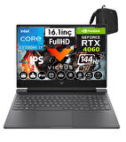 Hp Victus 16-R0065NT Intel I7-13700H 32GB Ddr5 2tb SSD 8GB/RTX4060 Freedos 16.1" 144 Hz Fhd IPS Taşınabilir Bilgisayar W8B5Y3EA07+WEBLEGELSINÇANTA