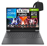 Hp Victus Gaming 16-R1062NT I5-14500HX 24GB Ddr5 1tb SSD 6GB/RTX4050 WINDOWS11PRO 16.1" 144 Hz Fhd IPS Taşınabilir Bilgisayar 99J264EA42+WEBLEGELSINÇANTA