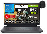 Dell G15 5530 I9-13900HX 96GB Ddr5 1tb SSD 8GB/RTX4060 Freedos 15.6" 360Hz Fhd Taşınabilir Bilgisayar G155530017W18+WEBLEGELSINÇANTA