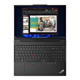 Lenovo Thinkpad E16 Gen2 Intel Core Ultra 7 155H Ddr5 96GB 512GB SSD Intel® Aı Boost 16" Wuxga IPS Freedos Taşınabilir Bilgisayar 21MA002UTXF31 + Zetta Çanta
