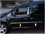 VW Caddy Krom Yan Kapı Çıtası 2004-2014 4 Parça Paslanmaz Çelik