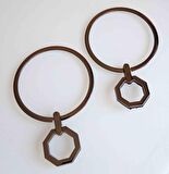 Füme Renkli Metal Çanta Sapı