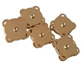 Örgü Çantaya Dikmeli Mıknatıs Light Gold 5li Paket
