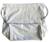 Örgü Çantaya Hazır Astar Tabanlı Büzgülü 22x12cm Açık Gri