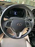 Hyundai Tucson 2015-2018 Direksiyon Kaplama Silver Abs