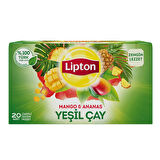 Lipton Bitki Çayı 20 li Adaçayı-Ihlamur-Yeşil Çay Mango Ananas 3 lü Set
