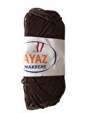 100 Gram Polyester Makrome No:11 Koyu Kahve