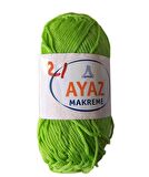 100 Gram Polyester Makrome No:21 Fosforlu Yeşil