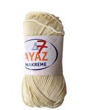 100 Gram Polyester Makrome No:7 Krem