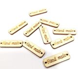 1X3 Cm Ahşap Etiket No:4