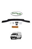 Fiat Ducato Ön Kaput Koruma Rüzgarlığı 3mm Akrilik (Abs) Parlak Siyah Deflektör 2002-2006