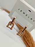 Rose Gold Renk Tfny Küpe