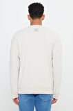 Oversize Fit Bol Kesim Real Madrid Lisanslı Pamuklu Bisiklet Yaka Sweatshirt