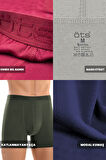 Öts Premium 5’li Erkek Modal Boxer - Hediye Kutulu, Ultra Yumuşak Modal Kumaş, Esnek Kalıp Etiketsiz