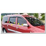 Dacia Logan Mcv Krom Cam Çıtası 2006-2013 4 Parça Paslanmaz Çelik