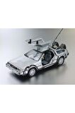 Geleceğe Dönüş Arabası Seri 1 Metal Model Araba Back To The Future Delorean 1/24 Ölçek