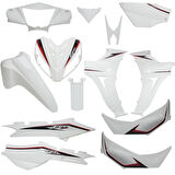 Kuba Ege 50 Kaporta Seti Beyaz Renk Supermoto