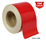 Reflektif Fosforlu Şerit Bant, Düz Reflekte İkaz Bandı 9.2cm x 25M