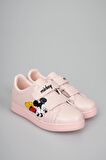 Baskılı Pudra Bebe Ayakkabı