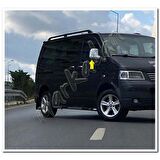 VW T5 Transporter Krom Ayna Kapağı 2003-2010 2 Parça Abs Krom