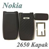 Nokia 2650 Kasa KAPAK Siyah - öN KApAK Arka Kapak Tuş Takımı