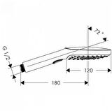 Hansgrohe Raınddance Select E El Duşu 120 3Jet Mat Bronz - 26520140