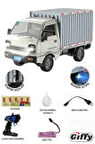 Uzaktan Kumandalı RC Kamyonet ,Buhar Atan, Şarjlı, Ses Efektli, Işıklı, Kapıları Açılan, 2.4 GHZ