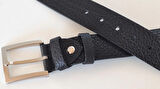 DARKWOOD ERKEK SPOR DERİ KEMER-HAKİKİ DERİ-SİYAH RENK-4 CM