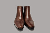 DARKWOOD-ERKEK KLASİK BOT-HAKİKİ DERİ-TABA RENK-KAUÇUK TABAN