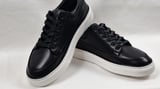 DARKWOOD-SNEAKERS-GÜNLÜK SPOR-HAKİKİ DERİ-ERKEK AYAKKABI-SİYAH RENK