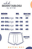 Öts Erkek Boxer Düğmeli, Süprem Kumaş (%100 Pamuk)