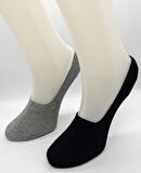 CİHO SOCKS 12 Çift KADIN Bambu Kaydırmaz Tabanlı Dikişsiz Babet  Çorap