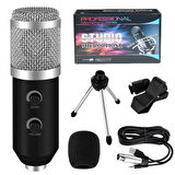 Haiki HK-100 3.5Mm Masaüstü Kondenser Stüdyo Podcast Yayıncı Mikrofonu 3 Metre Kablolu