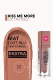Flormar Uzun Süre Kalıcı Mat Ruj - Kiss Me More-017 Nudist-8682536040846