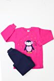 Kız Çocuk Baskılı Pijama Takımı