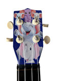 Hawiian Soprano Fil Desenli Komposit Ukulele